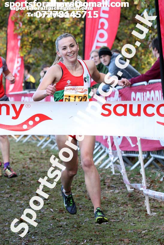 Senior womens National Cross Country Relay, Berry Hill Park, Mansfield. Photo:  David T. Hewitson/Sports for All Pics